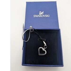 Swarovski Heart Cellphone Charm with Crystals Blue Box #1111152